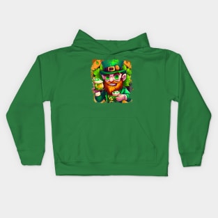 Lucky Leprechaun Beer With Me St. Patrick's Day Kids Hoodie